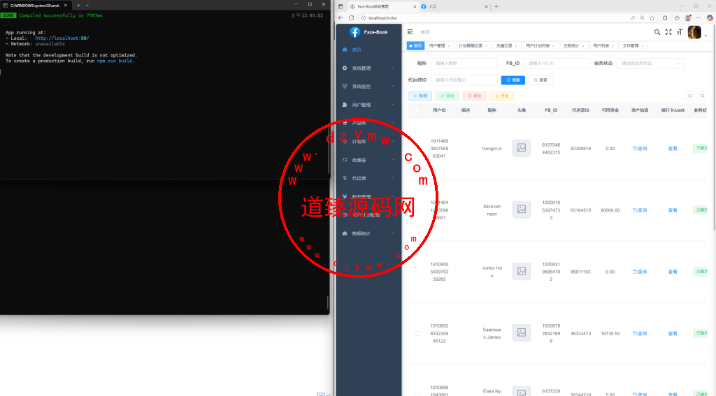 Facebook内嵌/免注册登录/广告商广告投放/后端java/fb内嵌系统源码插图1