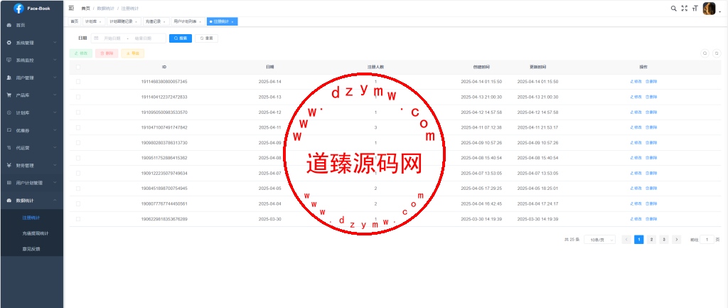 Facebook内嵌/免注册登录/广告商广告投放/后端java/fb内嵌系统源码插图10