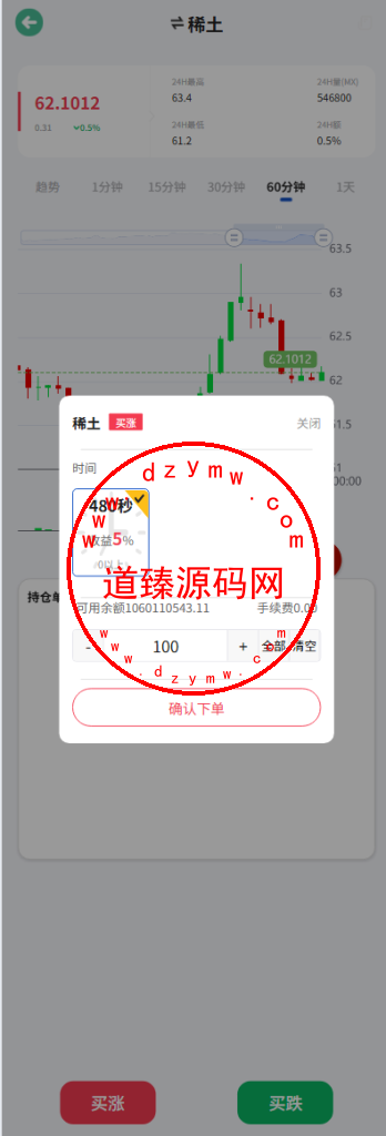 新版海外微盘系统源码/期货时间盘/多语言微盘/前端uniapp插图3